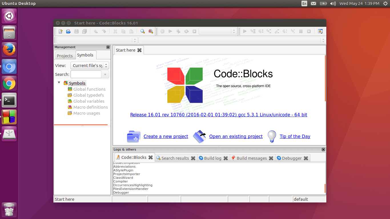 set up codeblocks compiler